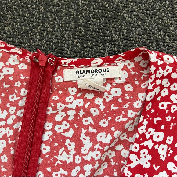 Red/White Floral Sundress - Picture 2 of 3